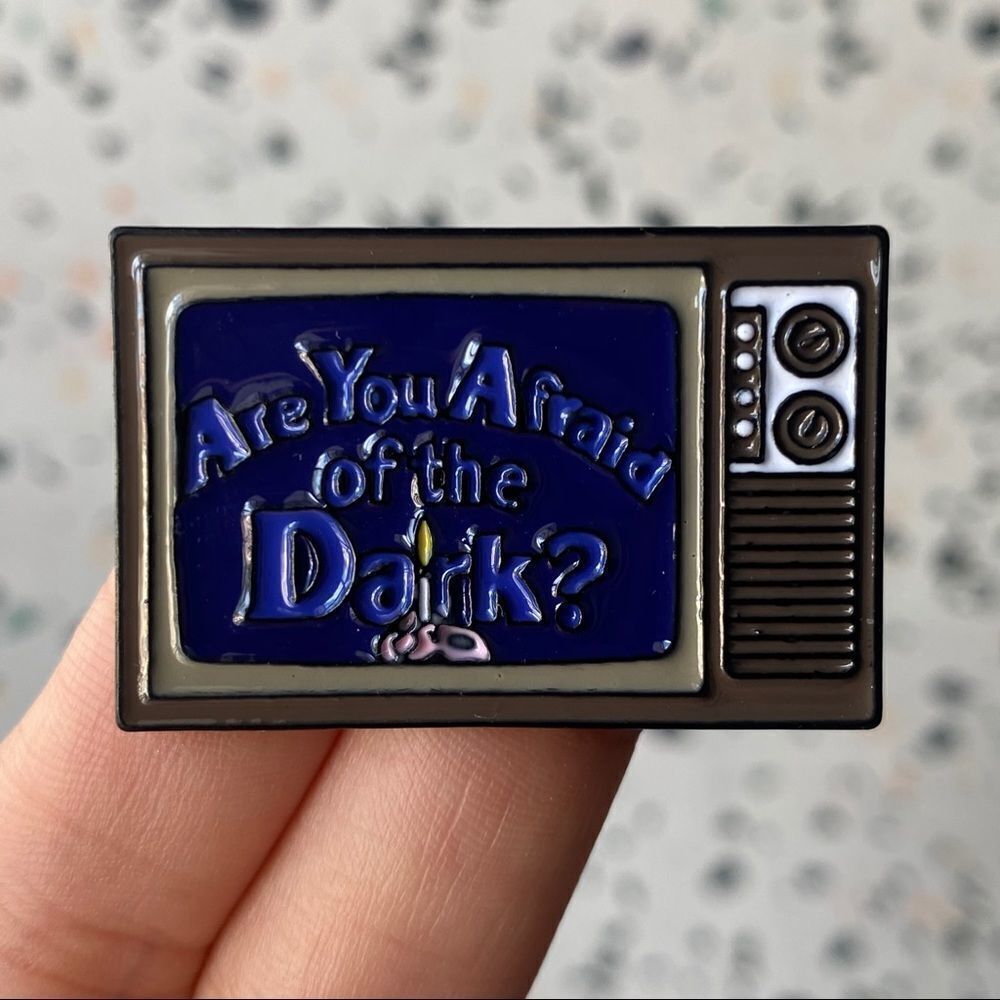 Are You Afraid Of The Dark Enamel Pin/ Brooch